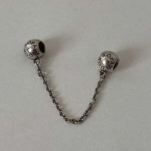 Retired Pandora Signature Safety Chain for Charm Bracelet